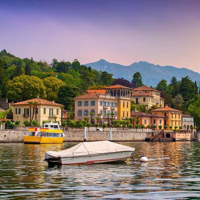 Panoramic View of Lake Como, Italy