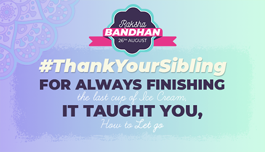 #ThankYourSibling for learning to Let Go