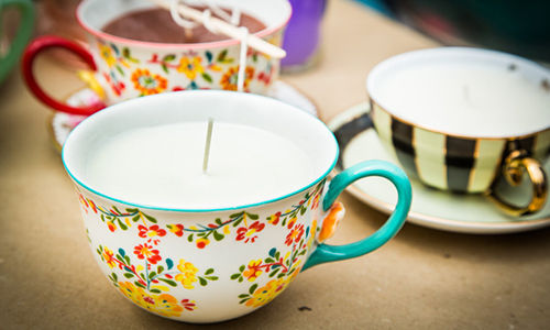 Candles in Cup