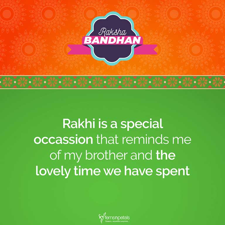 few lines on raksha bandhan