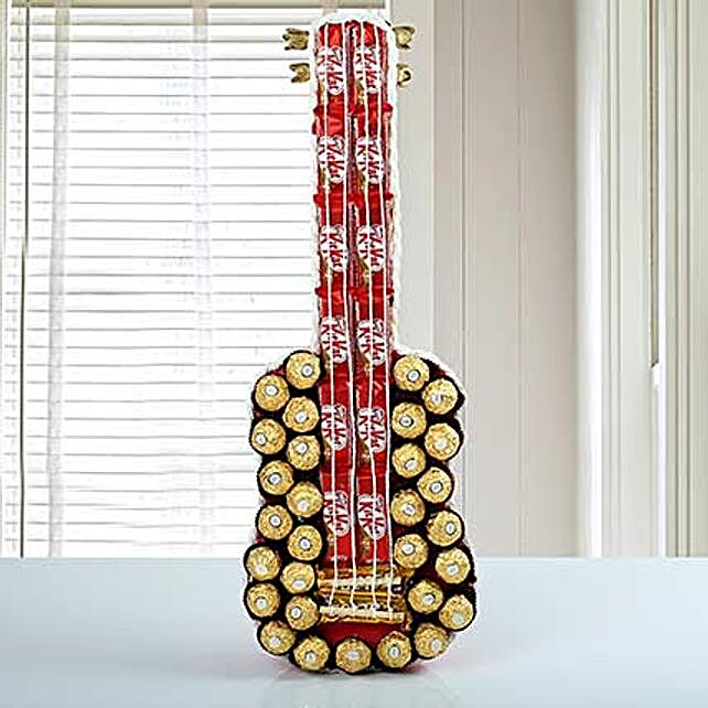 Chocolate guitar