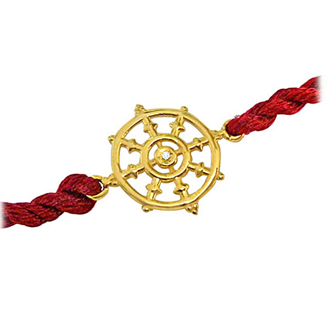 Gold Rakhi