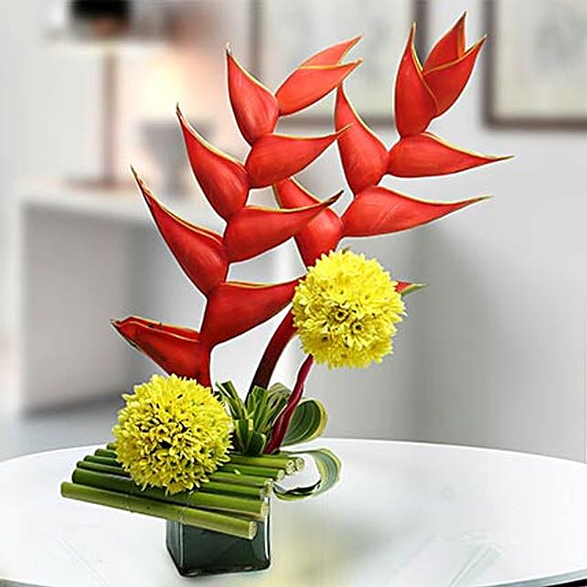 Exotic Flower Arrangement Gift Flower arrangement Ferns N Petals