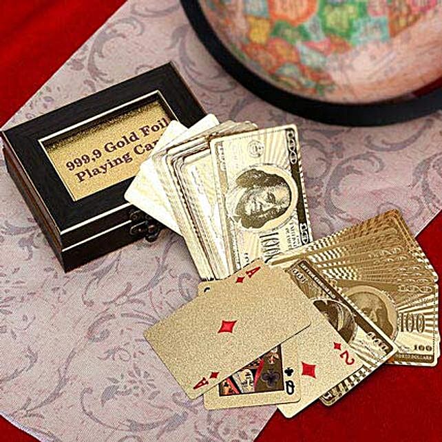 Golden Playing Cards