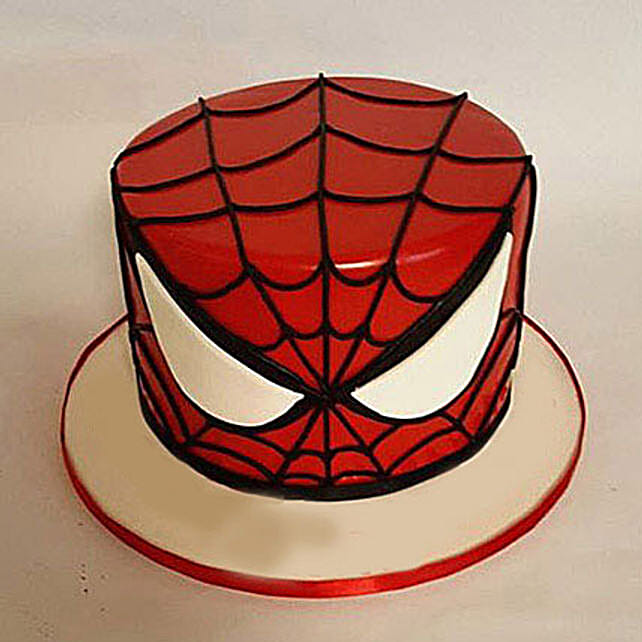 Glorious Spiderman Cake 1kg Chocolate Gift Face Mask Glorious Spiderman Cake 1kg Chocolate