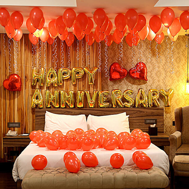 Marriage Anniversary Room Decoration Simple Anniversary Decoration