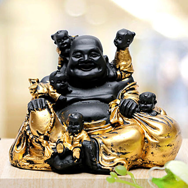 Laughing Buddha With Kids | Gift Buddha With Kids-Laughing Buddha with ...