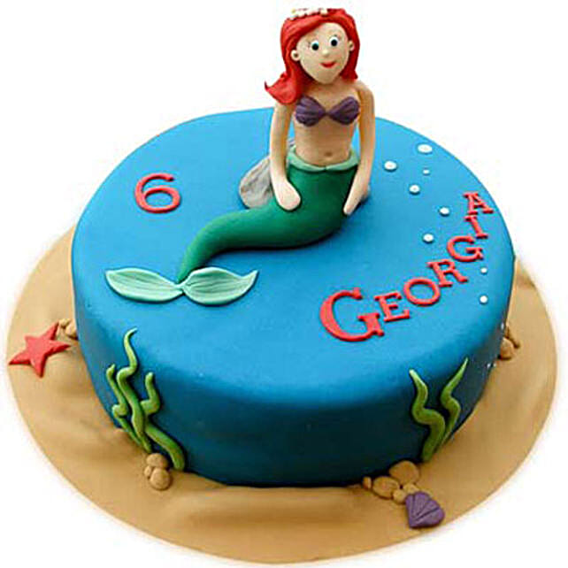asda mermaid birthday cake Little Little Gift Cake Cake Mermaid 2kg Mermaid  2kg