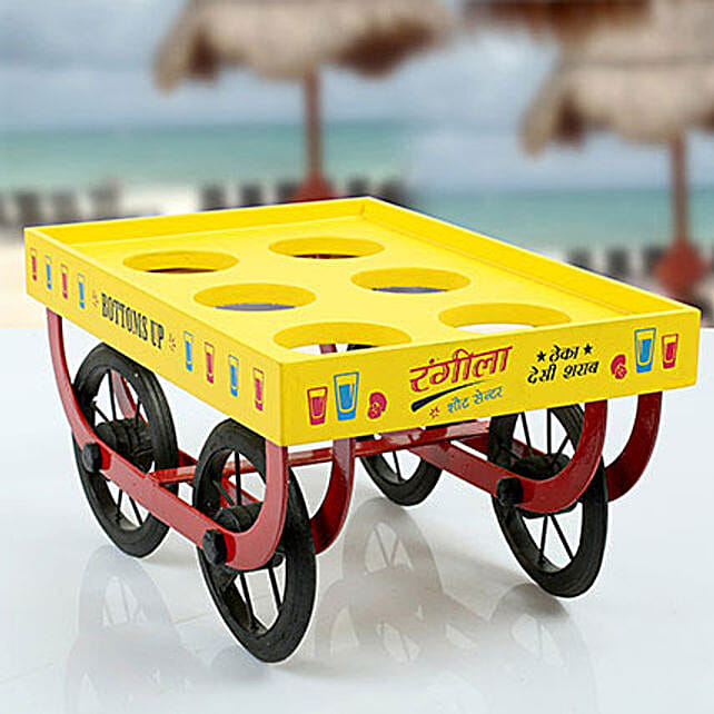 Cart Shot Glasses Holder