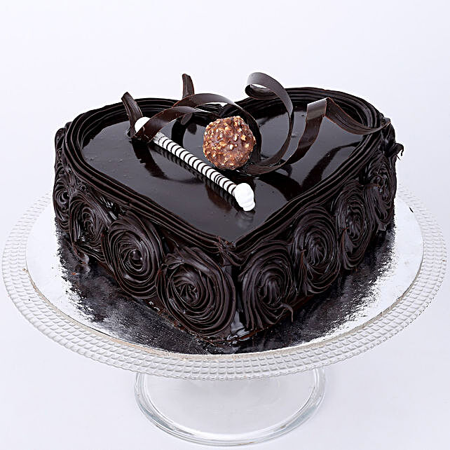 Special Heart Chocolate Cake