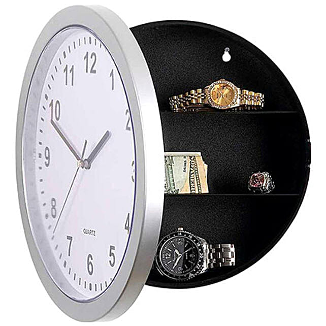 Wall Clock Cum Hidden Safe